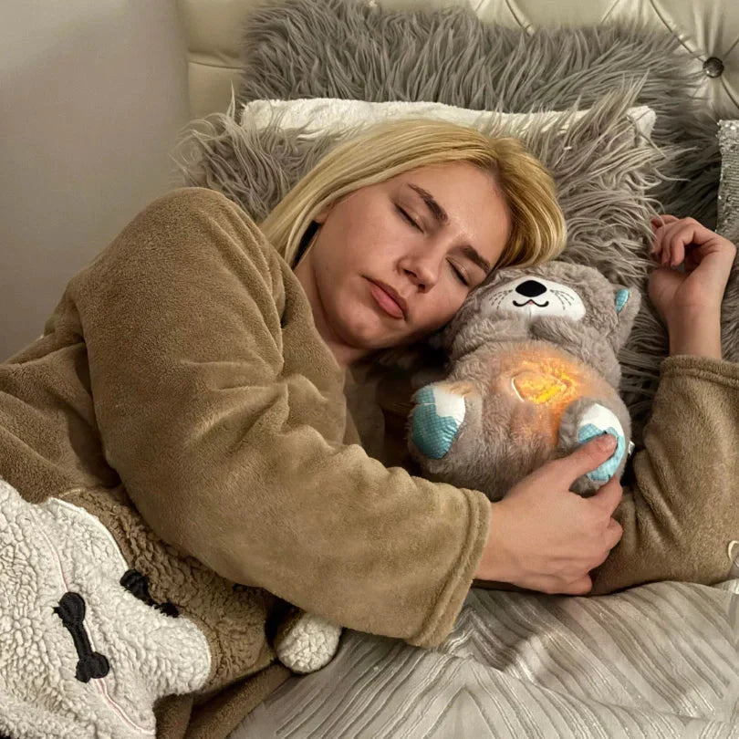 LunaHug™ – Peluche Terapéutico Que Respira y Acompaña